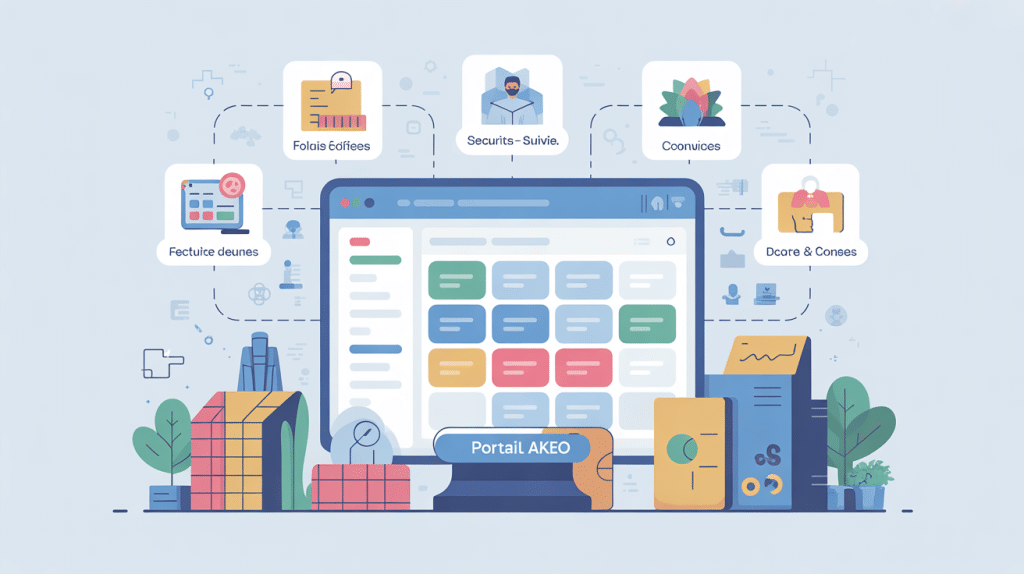 Illustration akeo portail services sécurité