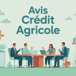 avis sur crédit agricole clients banque illustration moderne
