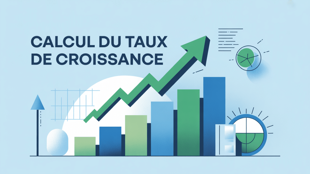 calcul du taux de croissance flèches graphiques