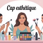 Illustration CAP Esthetique univers outils beauté