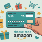 illustration chèque cadoc amazon et achat en ligne