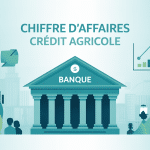 illustration chiffre d'affaire crédit agricole banque moderne