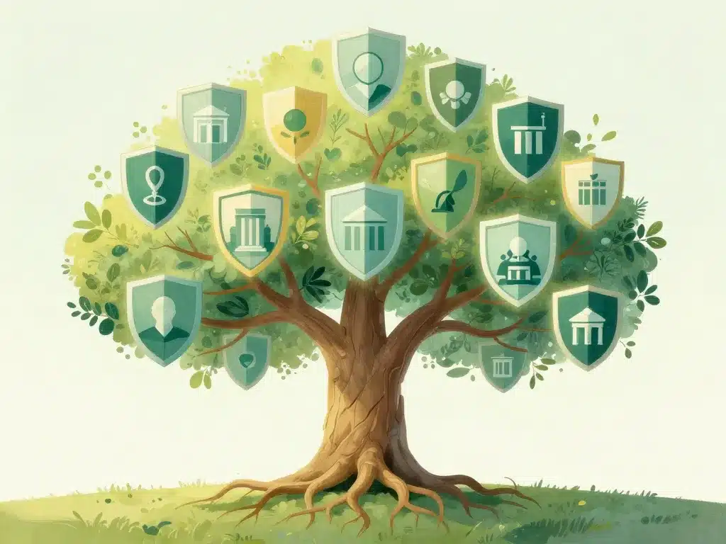 chiffre d'affaire crédit agricole représentation solidité arbre