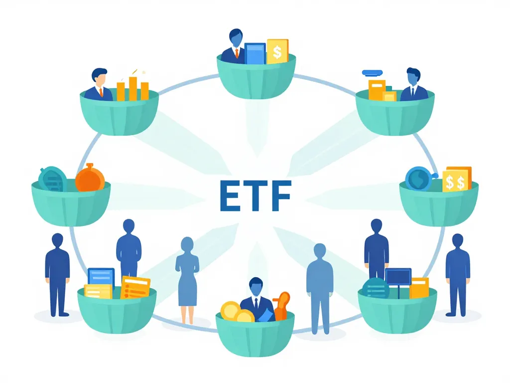 comment investir dans les etf schéma diversification
