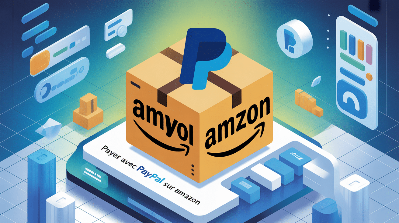 Comment payer avec PayPal sur Amazon fusion logo colis