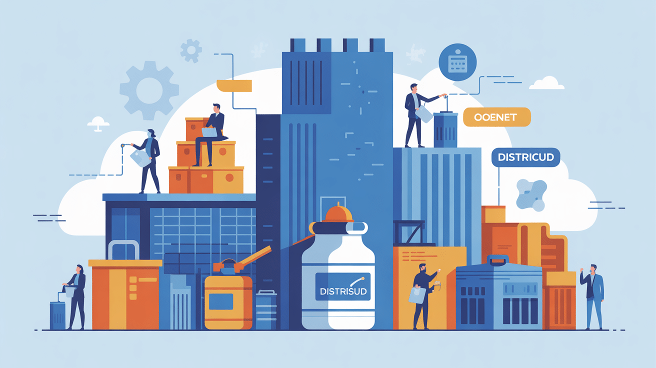 distrisud illustration distribution B2B secteurs professionnels