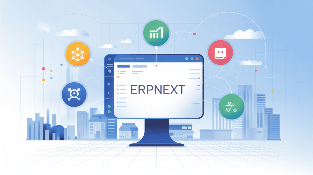 erpnext gestion d'entreprise modules centralises