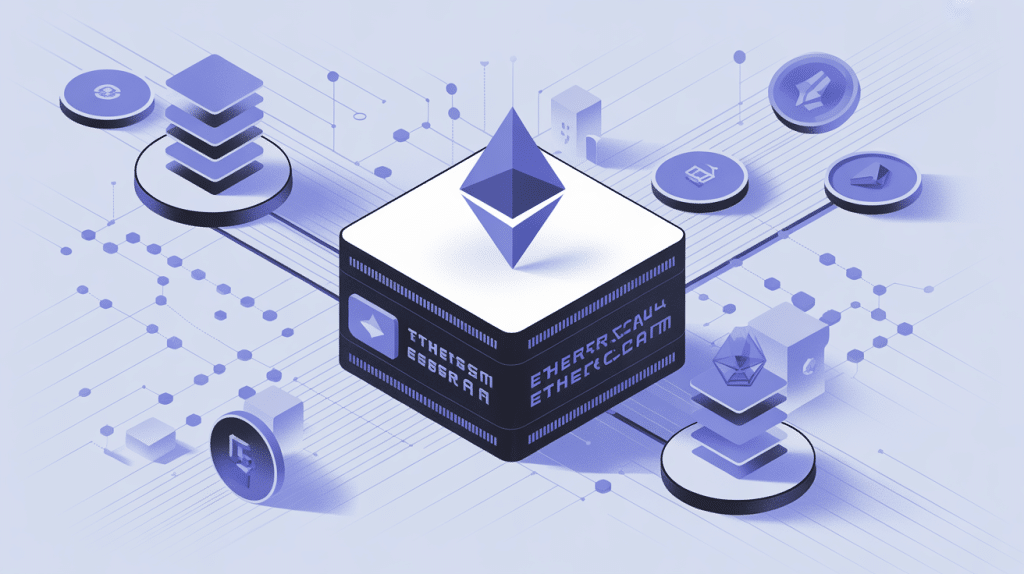 Illustration Etherscan explorer blockchain Ethereum