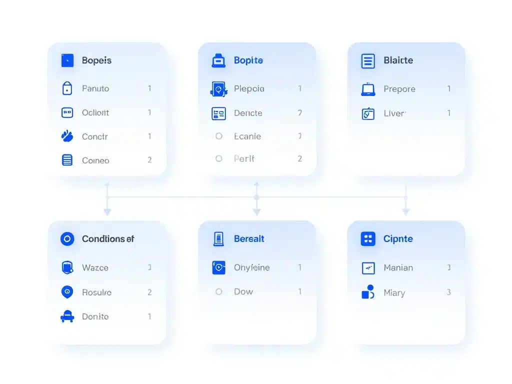 Schéma structuré fiche produit technique