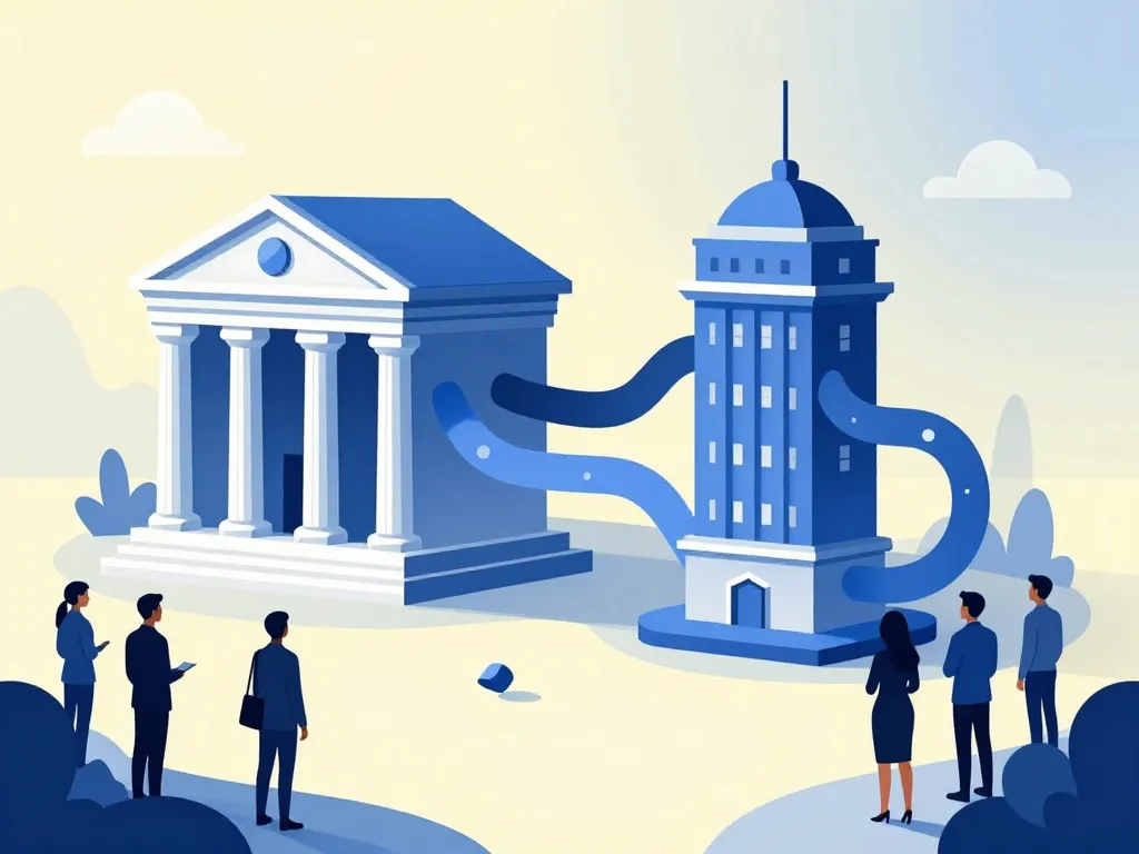 fin banque postale illustration transformation groupe la poste