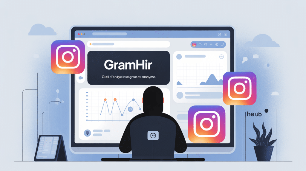 gramhir illustration outil analyse instagram anonyme