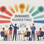 illustration inward marketing équipe collaborateur coeur entreprise