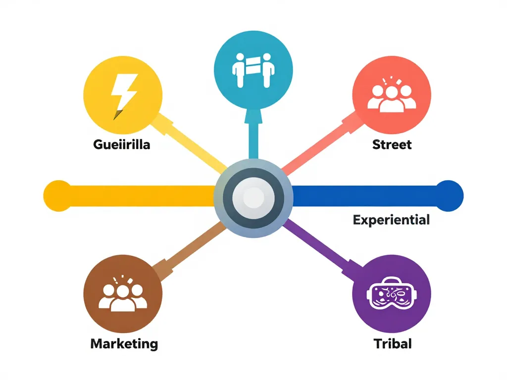 marketing-alternatif concept diagramme leviers