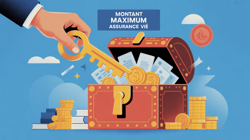 Montant maximum sur assurance vie illustration coffre et clé gestion patrimoine