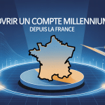 Illustration banque millennium en france connexion France Europe