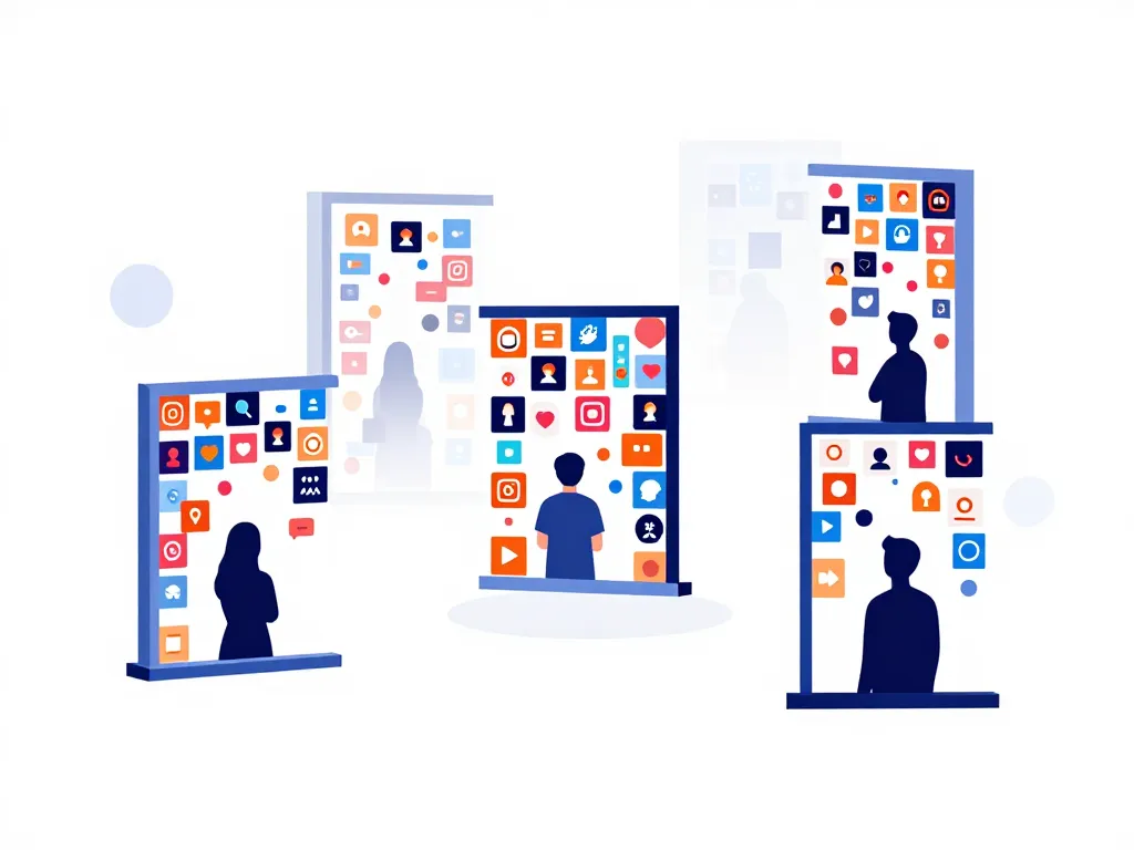 Pikdo fonctionnement viewer Instagram illustration