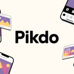 Illustration stylisée pikdo visionneuse Instagram