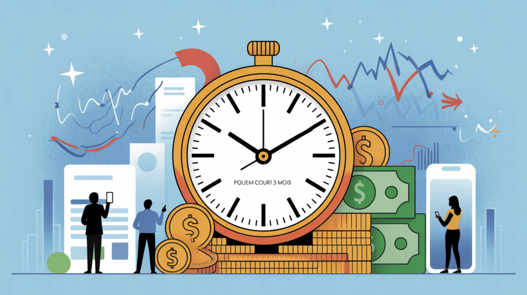 placement court terme 3 mois illustration épargne sûre