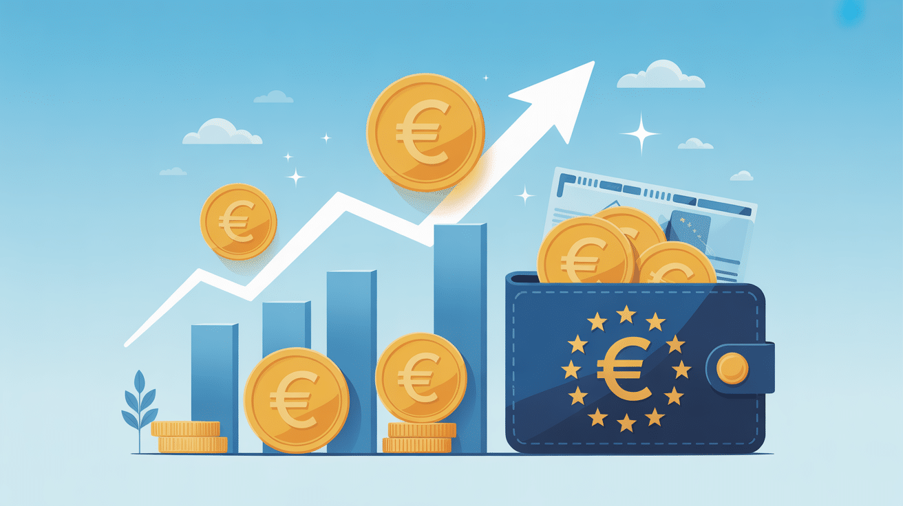illustration rendement assurance vie fonds euros 2024 pièces croissance