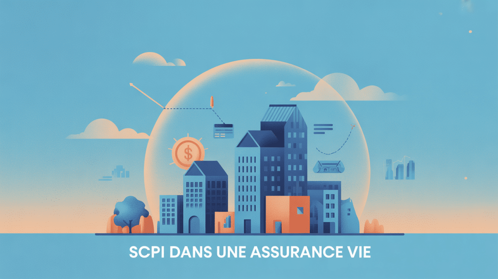 SCPI dans une assurance vie illustration investissement