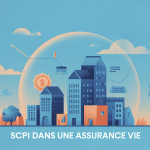 SCPI dans une assurance vie illustration investissement