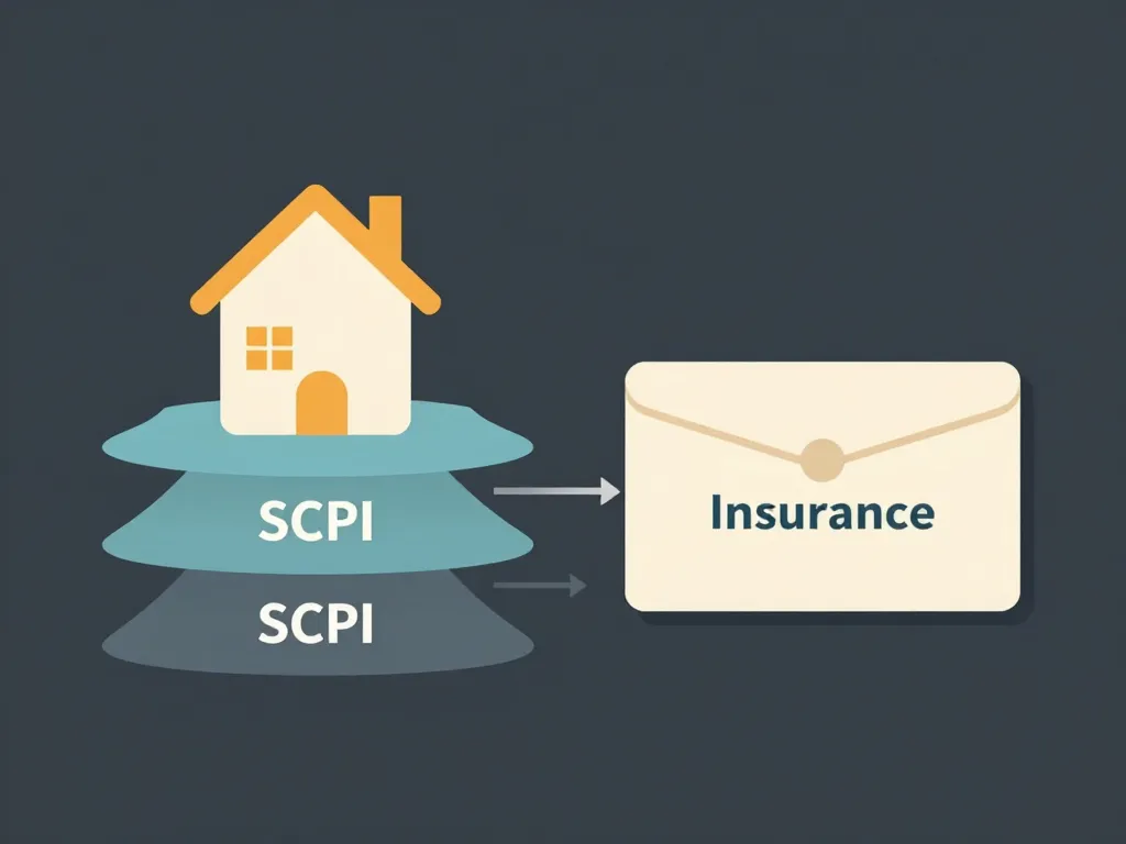SCPI dans une assurance vie diagramme concept