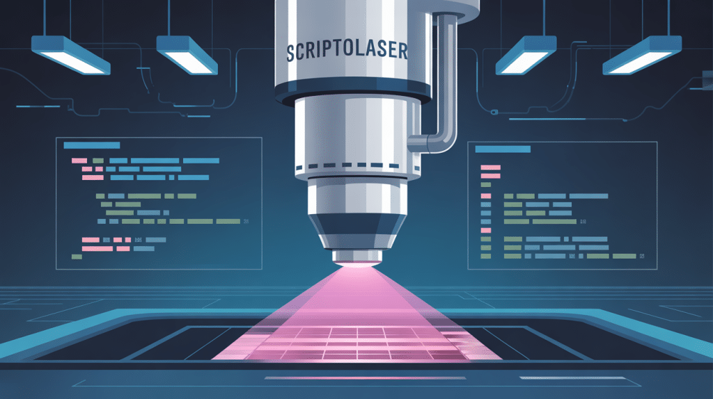 illustration scriptolaser synergie code laser industriel