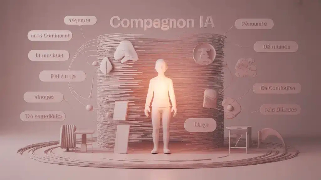 Compagnon IA 3D : voix, mémoire et soutien virtuel