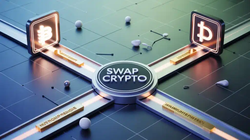 swap crypto non-custodial, échange sans intermédiaire