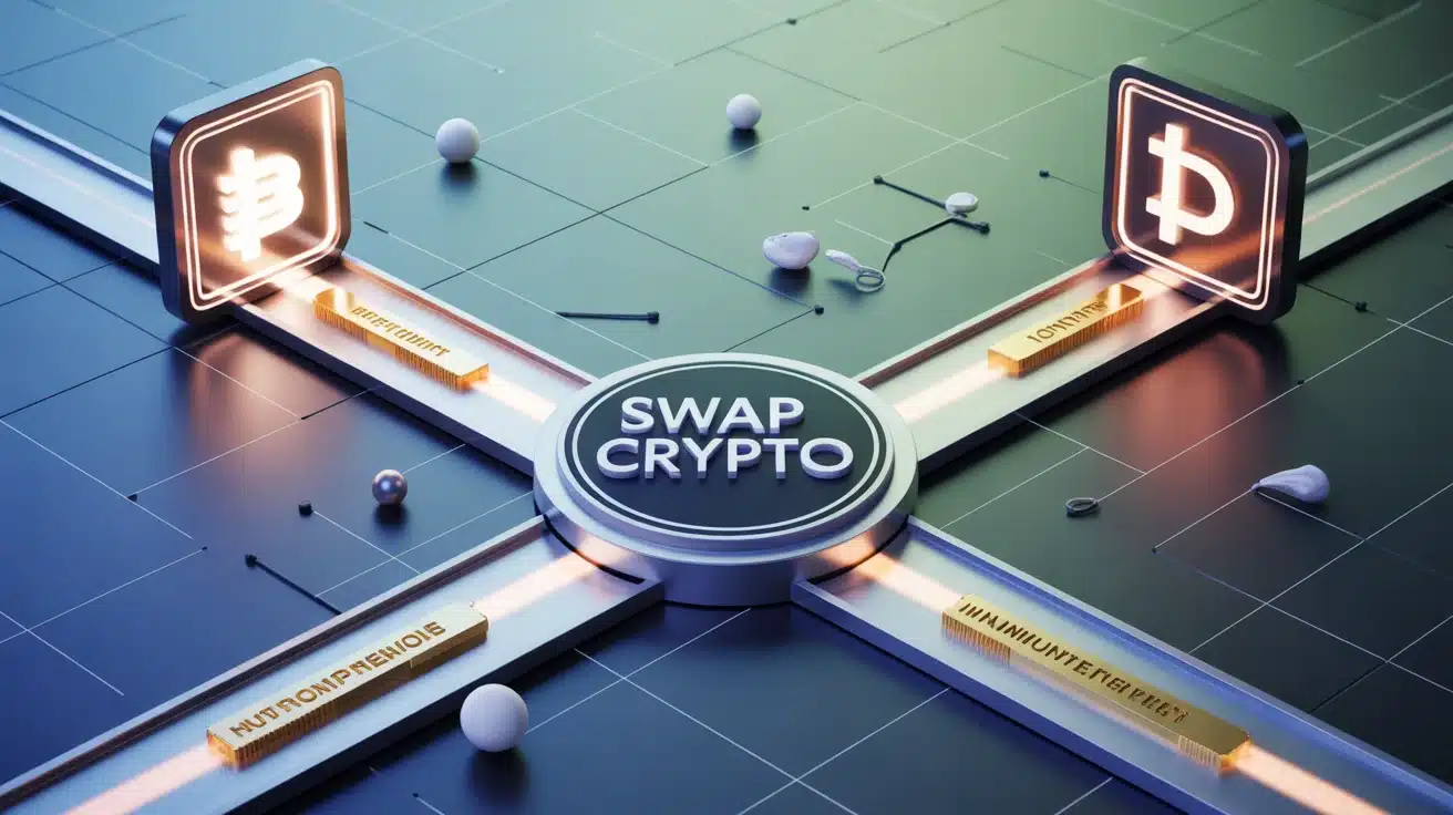 swap crypto non-custodial, échange sans intermédiaire