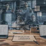 Outils collaboratif visioconférence tableau Kanban