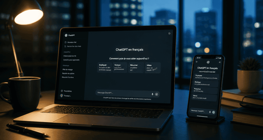 comment installer chatgpt en français sur ordinateur et mobile