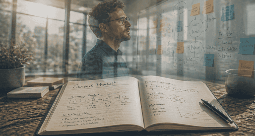 conseil product management carnet roadmap et consultant