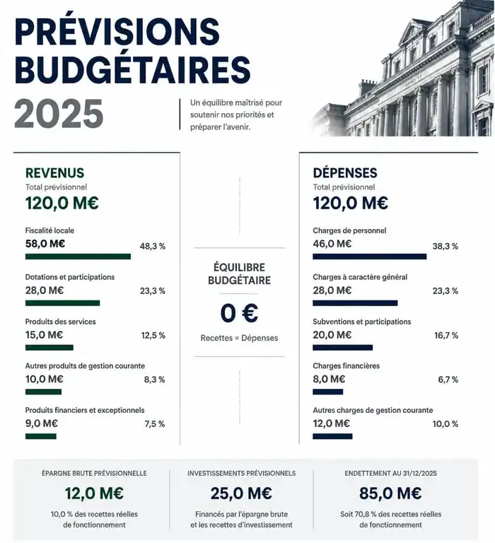 Exemple de structure de budget prévisionnel pour entreprise