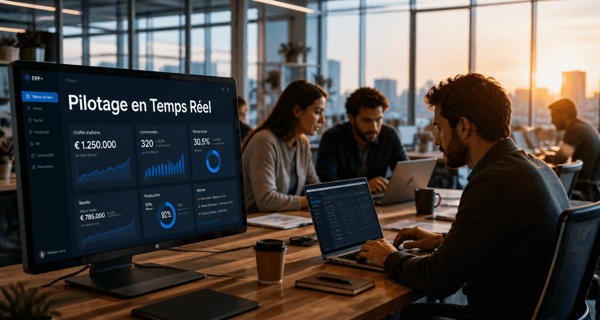erp ingency équipe agence tableau bord
