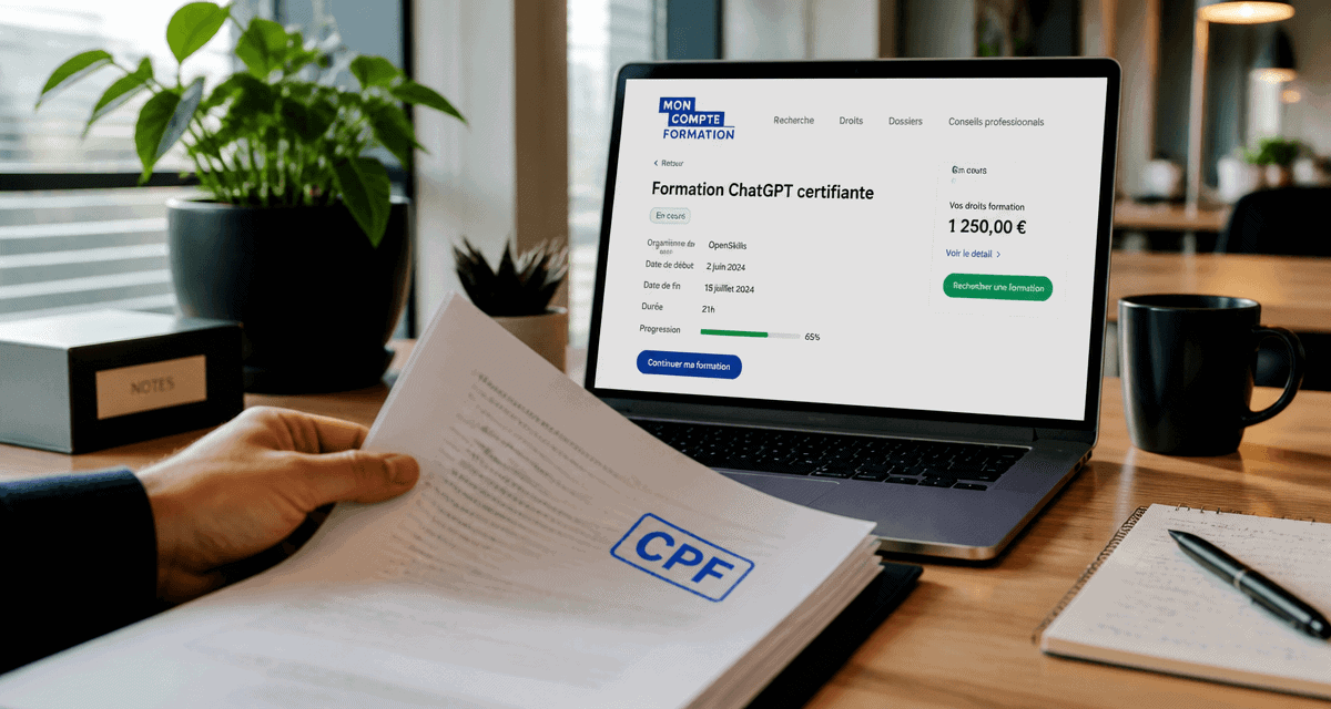 formation chatgpt cpf ordinateur dossier cpf