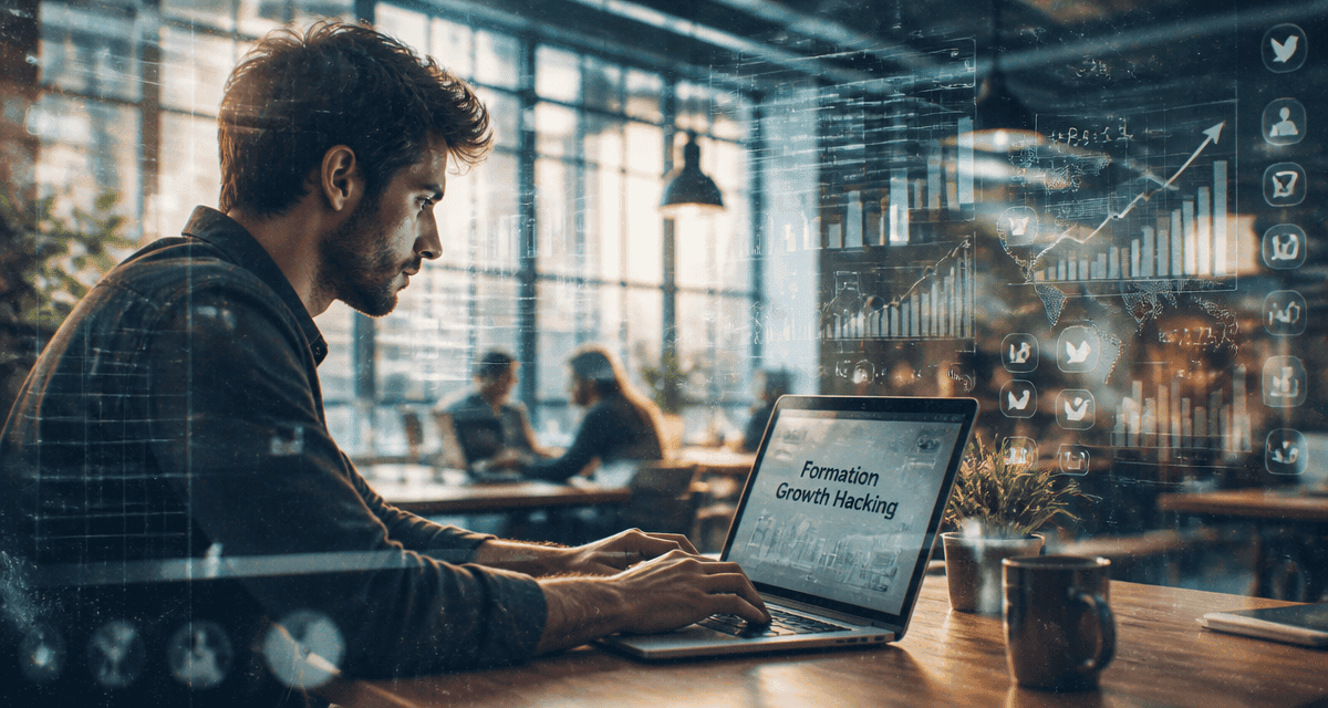 formation growth hacking professionnel ordinateur graphiques