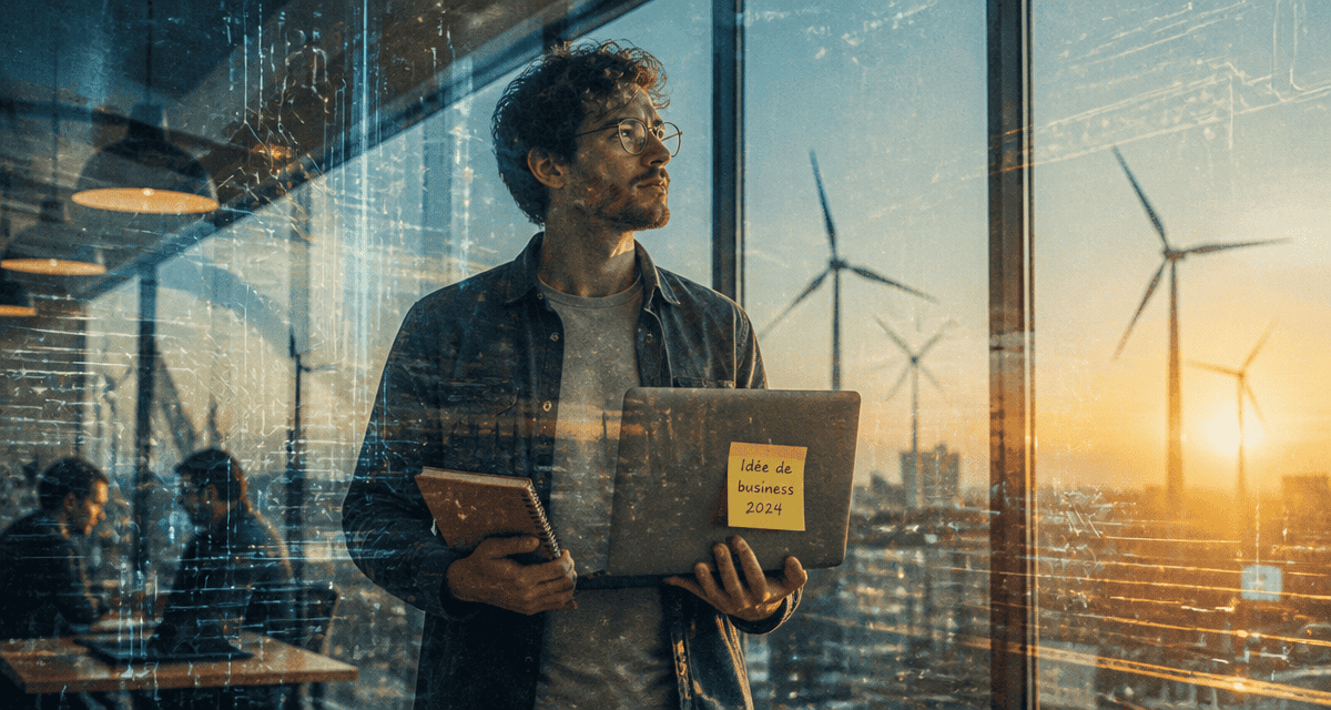 idee de business 2024 jeune entrepreneur moderne