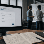 leadgen formulaire interactif en bureau moderne