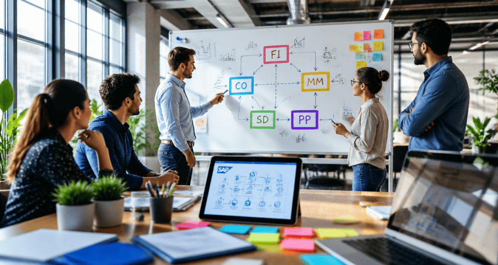 modules sap collaborateurs tableau blocs