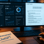 Référencement ChatGPT sur écran ordinateur