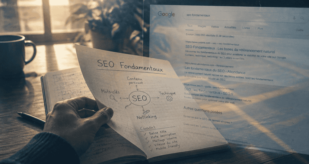 seo guide schéma référencement naturel