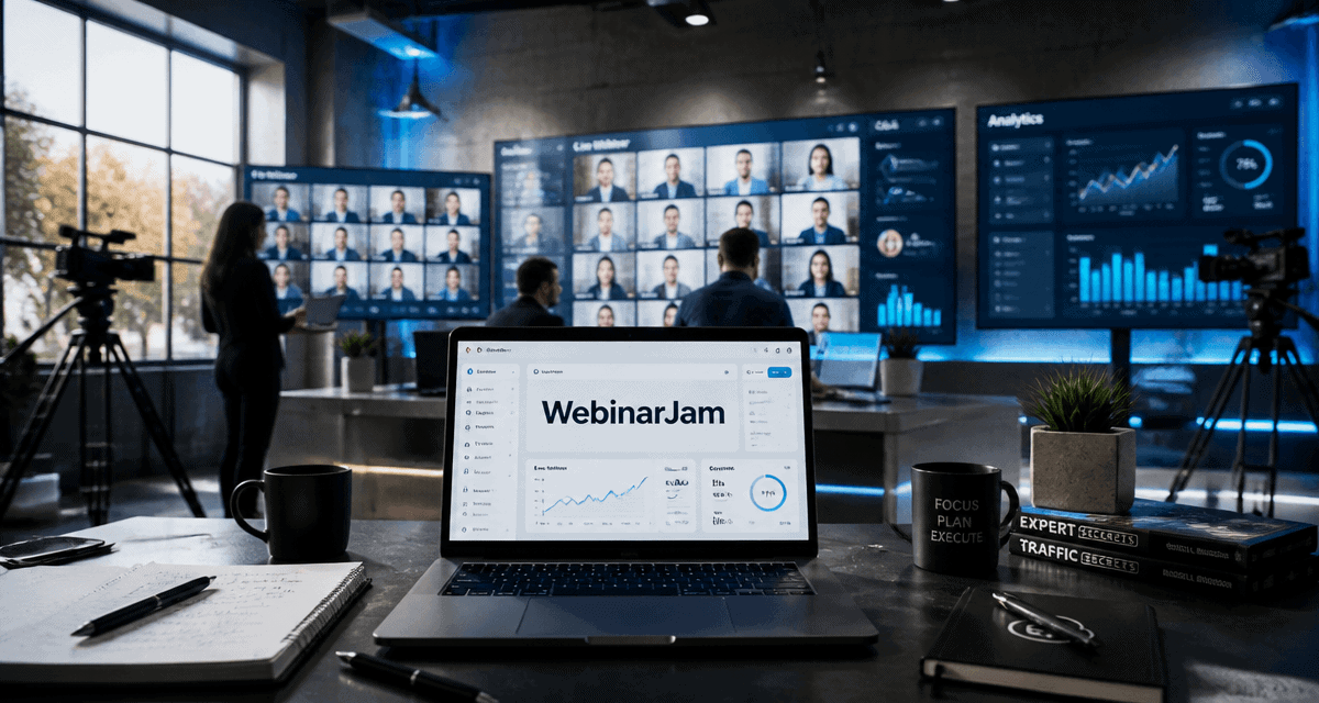 webinarjam webinaire équipe présentateurs