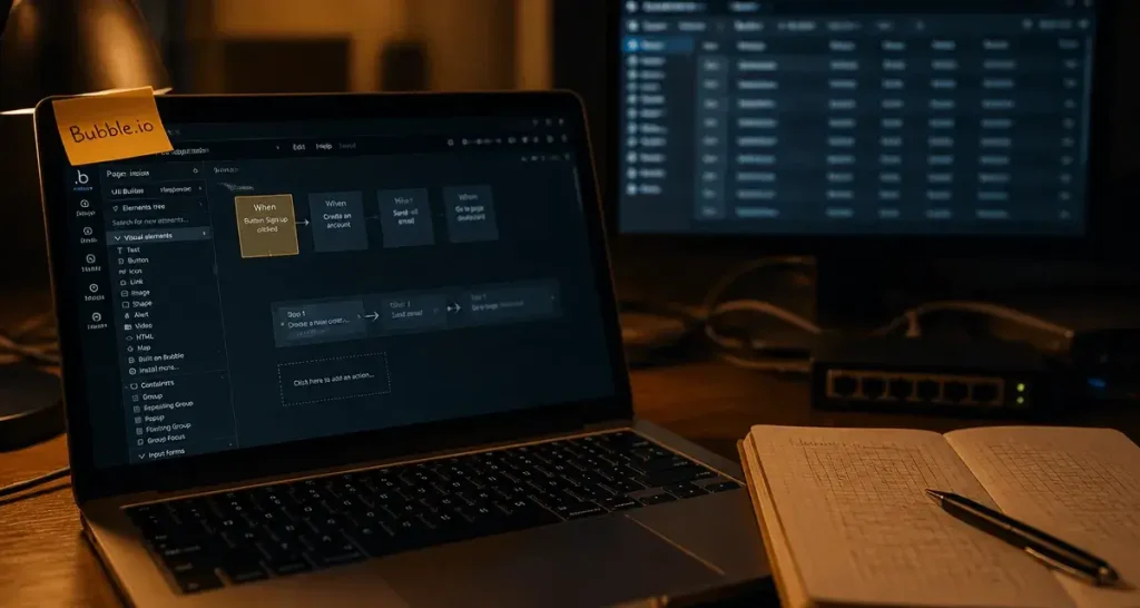 Bubble no code : création d’app web complexe