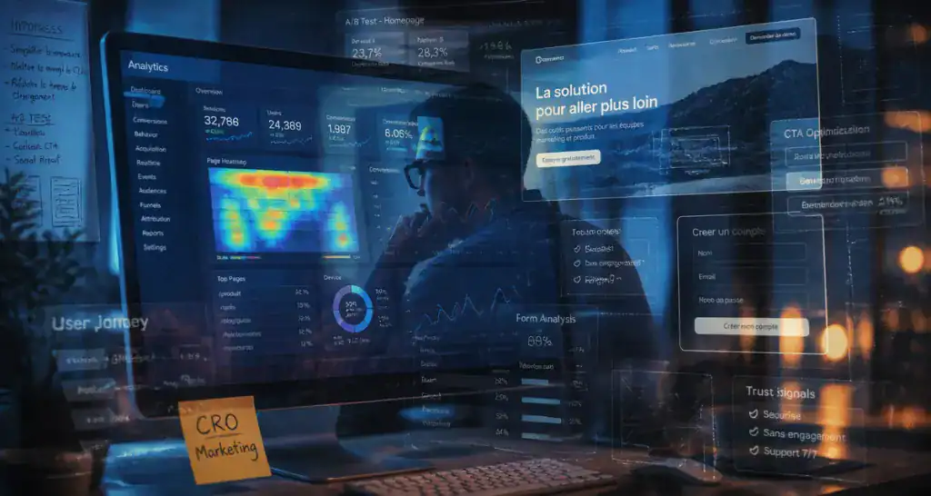 cro marketing analytics et heatmap