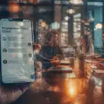 Customer engagement smartphone clients discussion