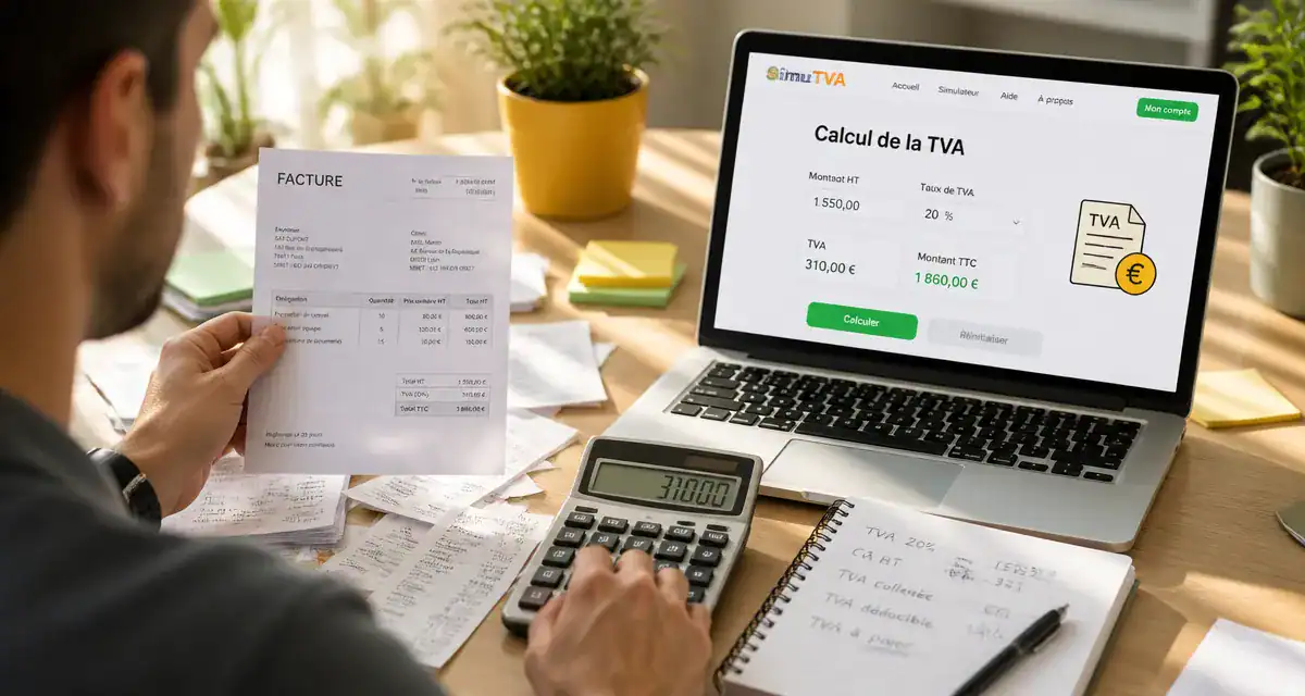 formule pour calculer tva calculatrice facture