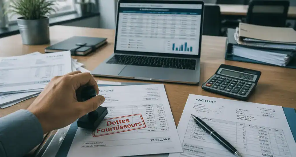 Gestion dettes fournisseurs sur bureau