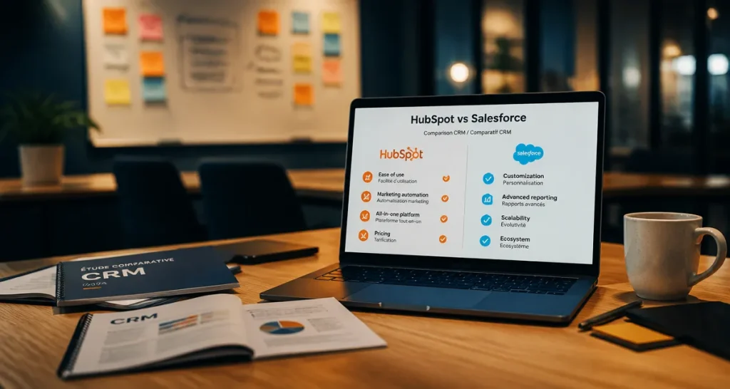 HubSpot vs Salesforce : CRM et choix sans exploser le budget