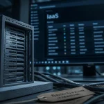 Infrastructure as a service : vue rack serveurs et tableau IaaS